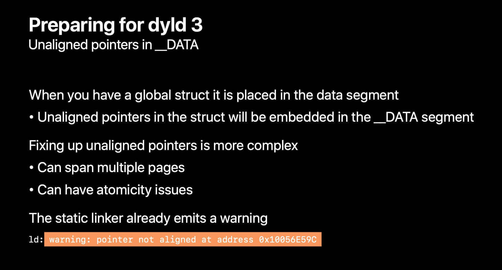 dyld-3-unaligned-pointer-1.jpge