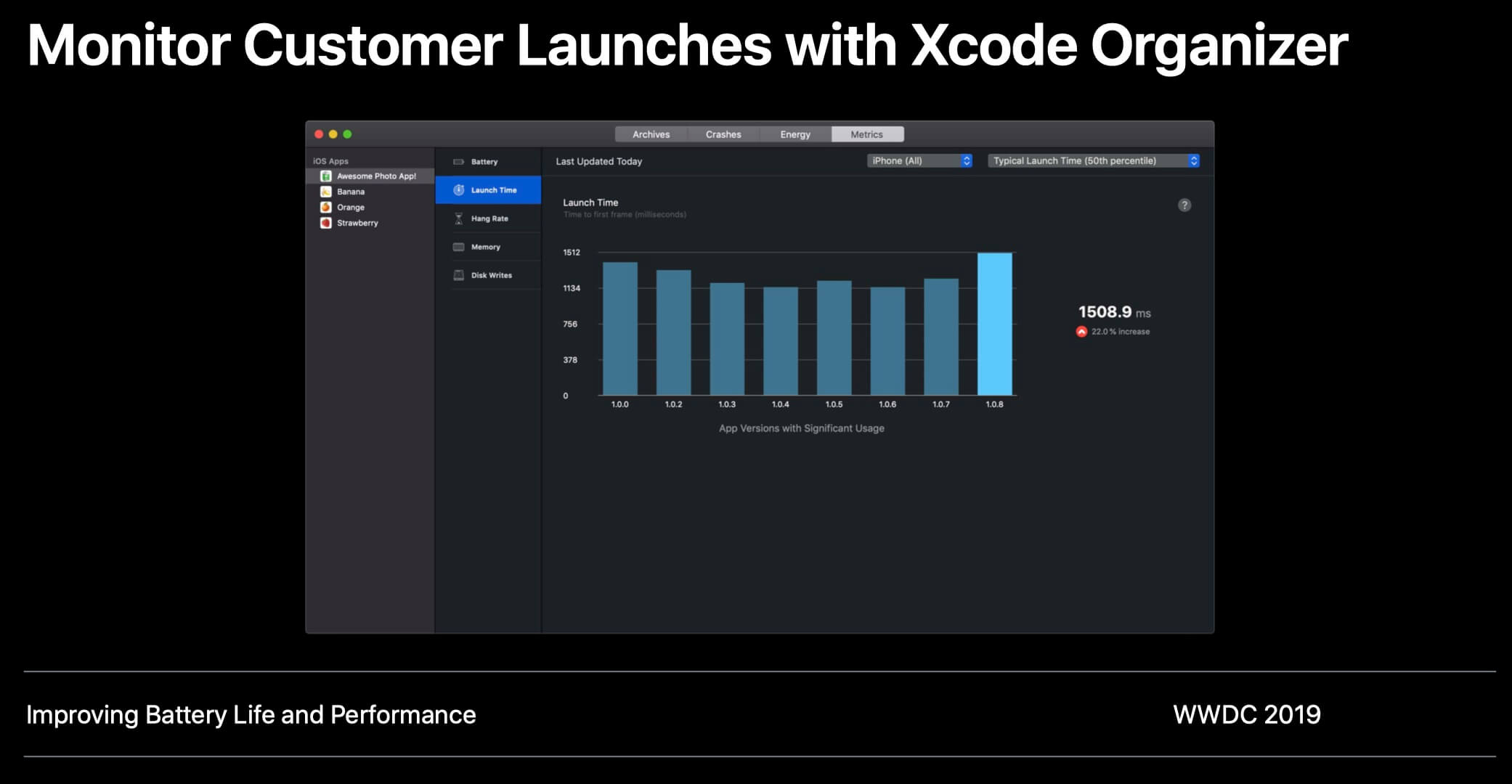 APP-launch-Xcode-Organizer